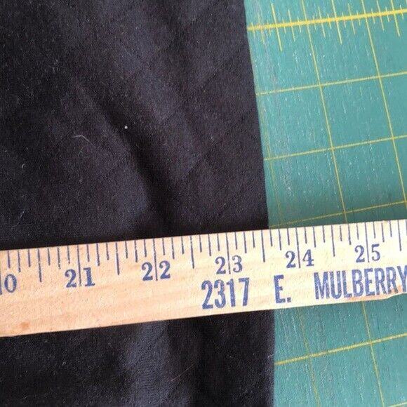 Top It Off Women Black 1/4 Snap Sweatshirt size M elbow patches long sleeves - Picture 5 of 5